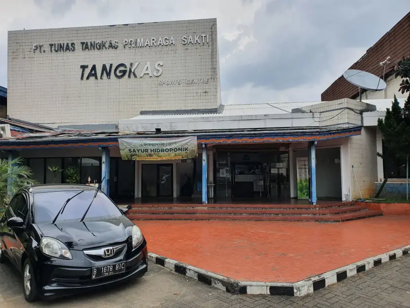 The Tangkas Sports Centre entrance